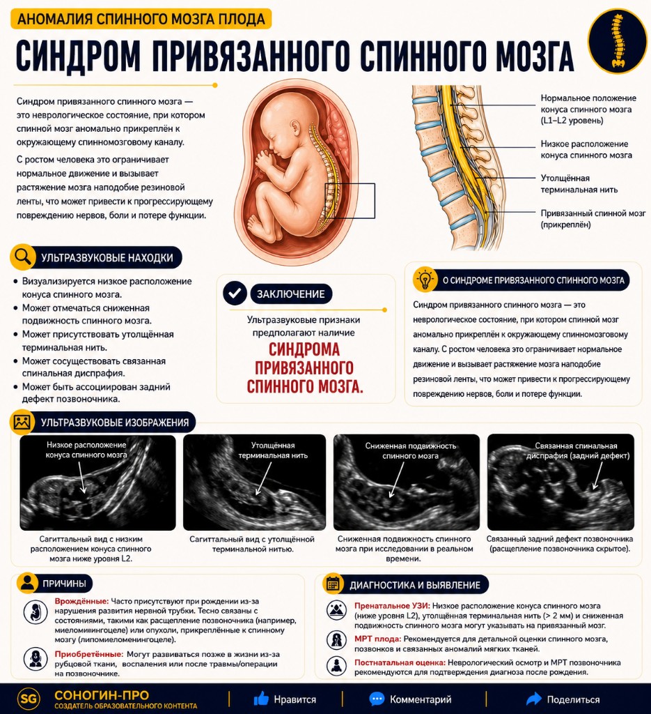 Глава: Позвоночник плода